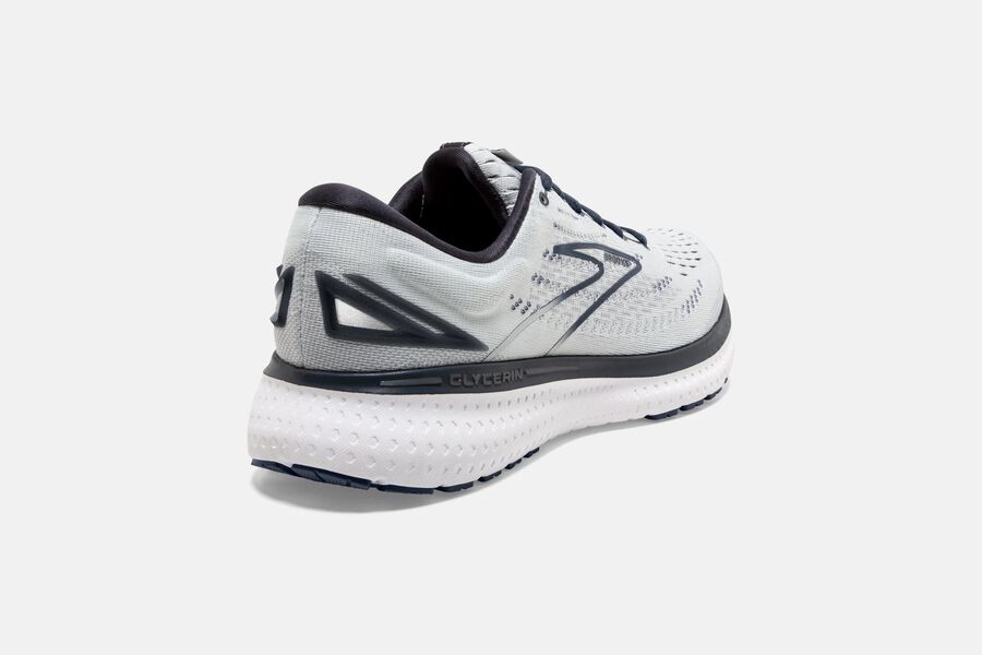 Brooks Glycerin 19 Road Löparskor Dam - Vita/Grå - 0129-XBSHV